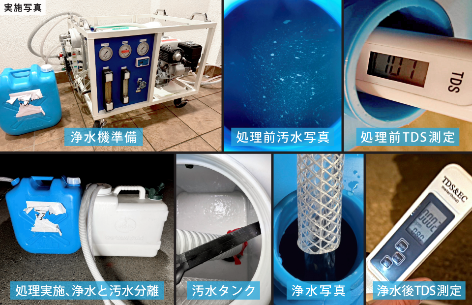 水質検査の流れ